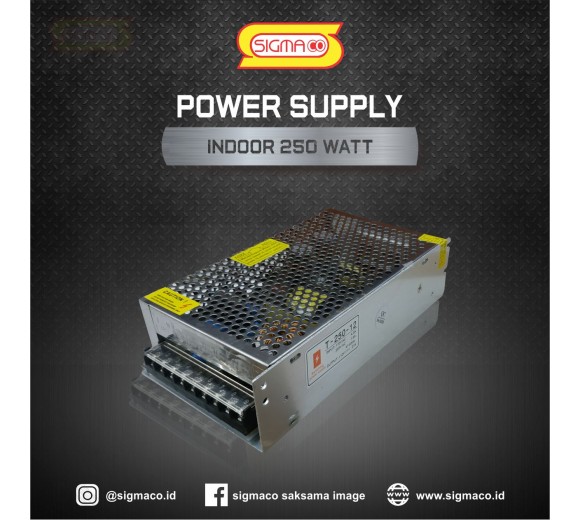 Power Supply Indoor 12V 250W 20.83A